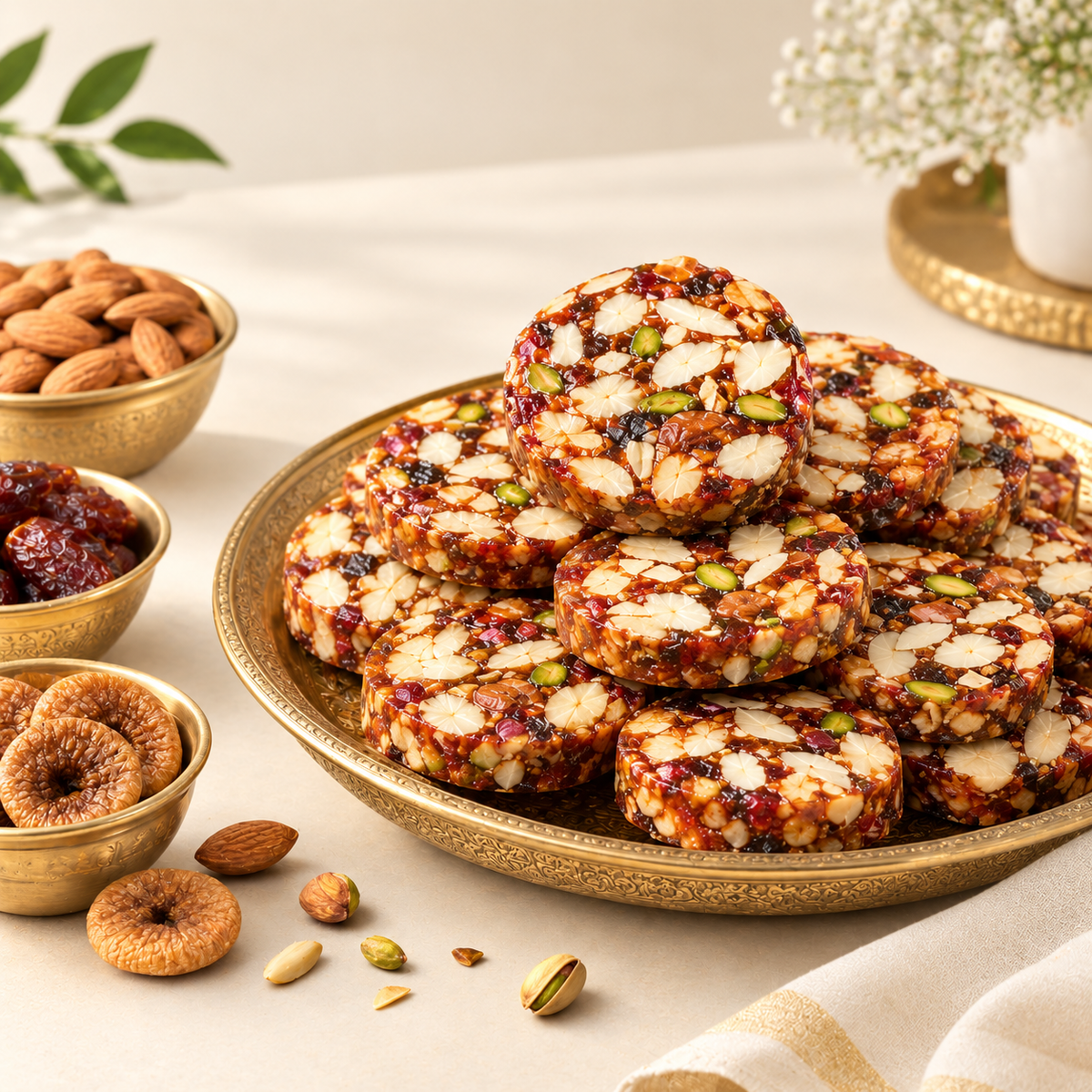Dates Anjur Badam Roll (250 Grams)