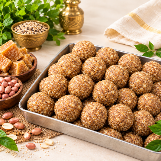 Bellam Ground Nut Laddu (250 Grams)