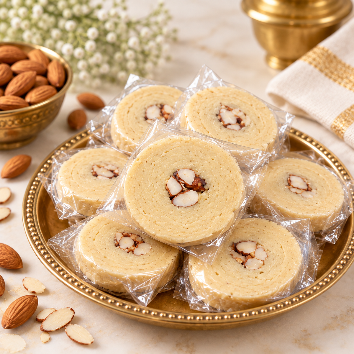 Royal Badam Roll (250 Grams)
