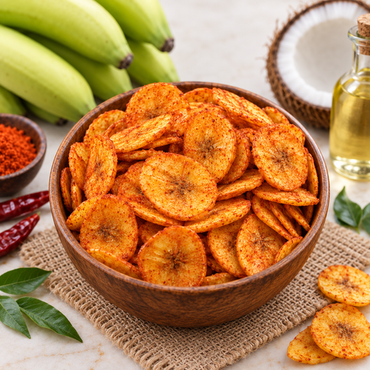 Karam Banana Chips - 200 Grams